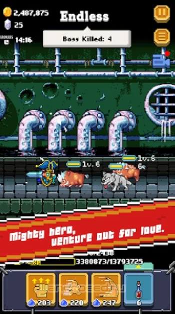 Idle Might Hero - скриншот 4