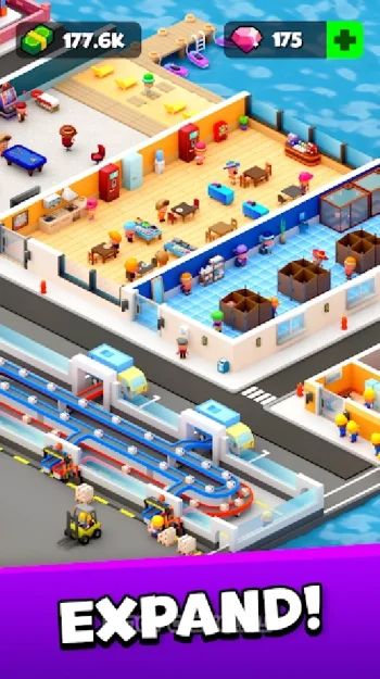 Idle Port Tycoon - скриншот 3