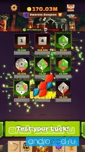 Idle Raids of the Dice Heroes - скриншот 2