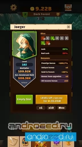 Idle Raids of the Dice Heroes - скриншот 1