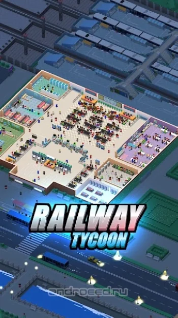 Idle Raiway Tycoon - скриншот 1