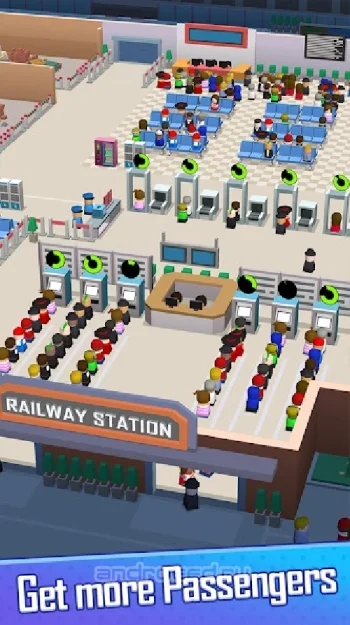 Idle Raiway Tycoon - скриншот 4