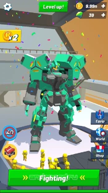 Idle Robot Inc - Idle, Tycoon & Simulation - скриншот 2