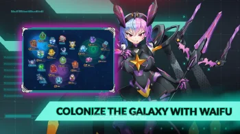 Idle Space Farmer - Waifu Manager Simulator - скриншот 5