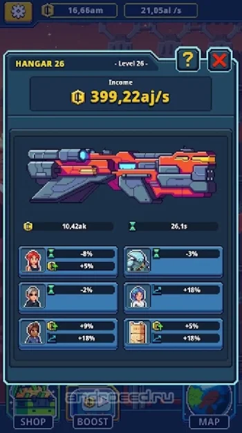 Idle Space Tycoon - Incremental Cash Game - скриншот 5