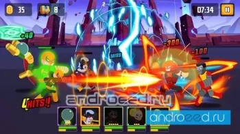 Idle Stickman Heroes Fight - скриншот 1