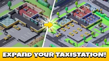 Idle Taxi Tycoon - скриншот 1