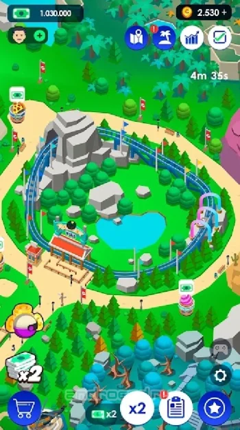 Idle Theme Park - Tycoon Game - скриншот 4