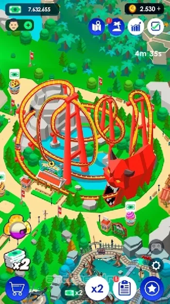 Idle Theme Park - Tycoon Game - скриншот 5