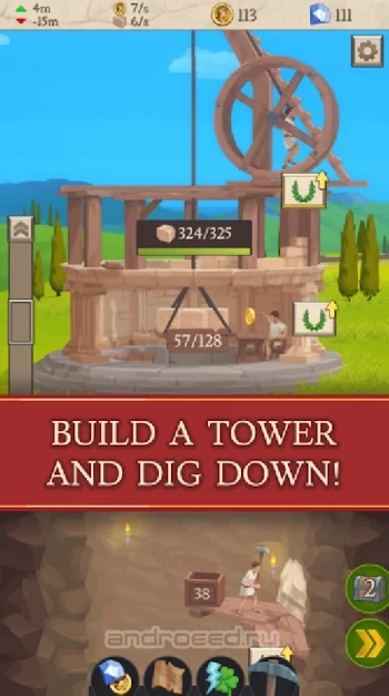 Idle Tower Miner - скриншот 1