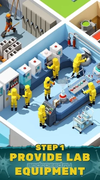Idle Zombie Hospital Tycoon: Management Game - скриншот 1