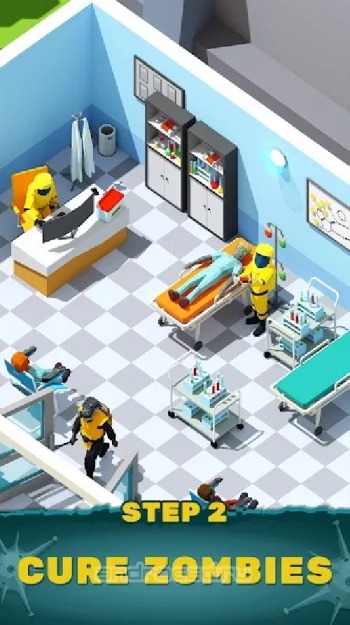 Idle Zombie Hospital Tycoon: Management Game - скриншот 2