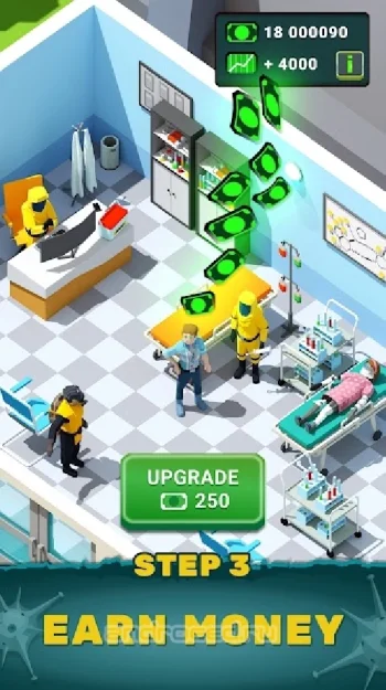 Idle Zombie Hospital Tycoon: Management Game - скриншот 3