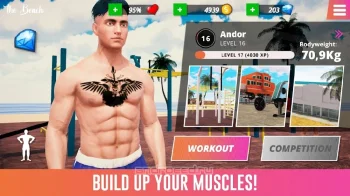 Iron Muscle - Be the champion игра бодибилдинг - скриншот 4