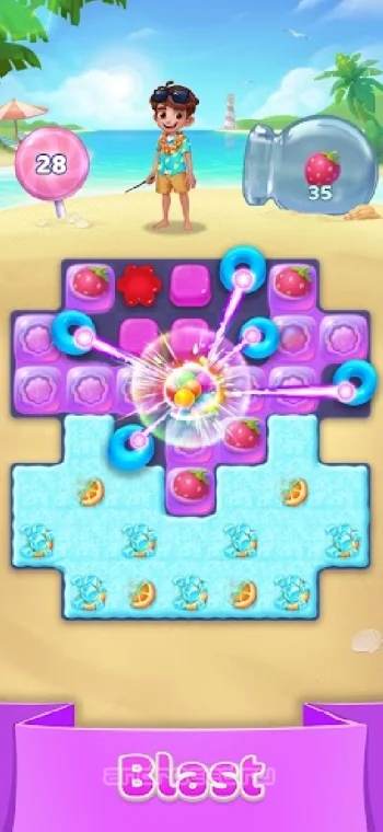 Jellipop Match: Откройте магазин мечты (Jelly Blast) - скриншот 4