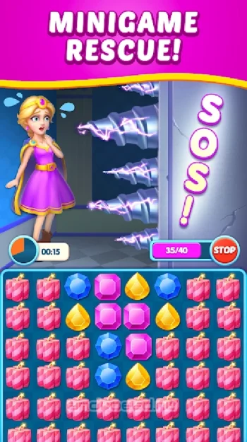 Jewel Hunter: три в ряд игры без интернета - скриншот 3