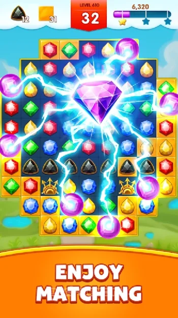 Jewel Legend: три в ряд игры без интернета - скриншот 3