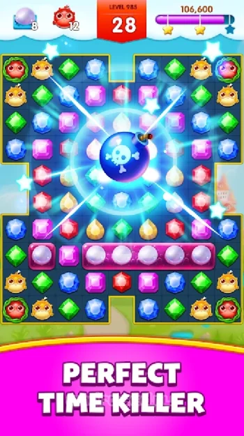 Jewel Legend: три в ряд игры без интернета - скриншот 4