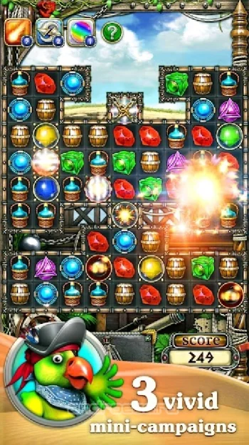 Jewellust Platinum: match 3 - скриншот 2