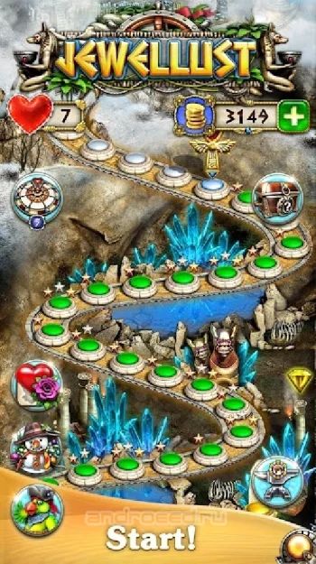 Jewellust Platinum: match 3 - скриншот 3