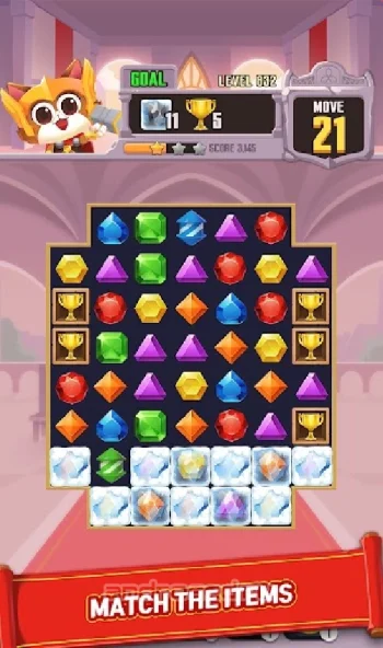Jewels Cathor : Match 3 Puzzle - скриншот 5