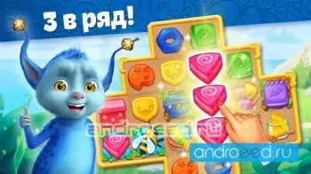 Jingle Mansion - 3-в-ряд головоломка с сюжетом 2021 - скриншот 3