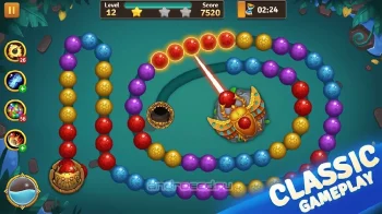 Jungle Marble Blast (Поиск мрамора) - скриншот 1