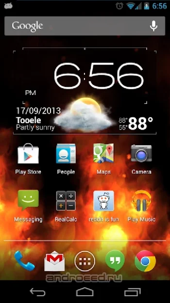 KF Flames Live Wallpaper - скриншот 1