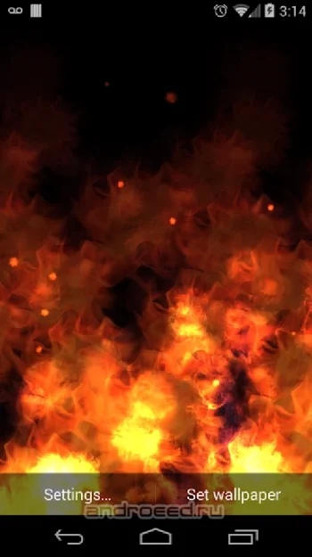 KF Flames Live Wallpaper - скриншот 2