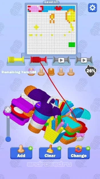 Knit Master 3D: Wool Sort игры - скриншот 4