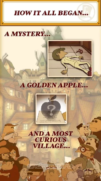 Layton: Curious Village in HD - скриншот 2