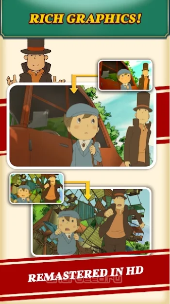 Layton: Curious Village in HD - скриншот 5