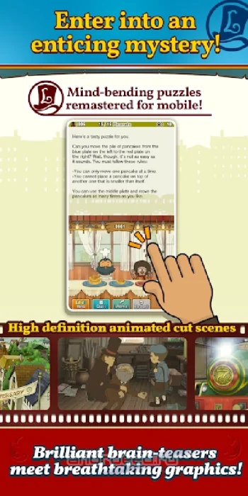 Layton: Pandoras Box in HD - скриншот 3