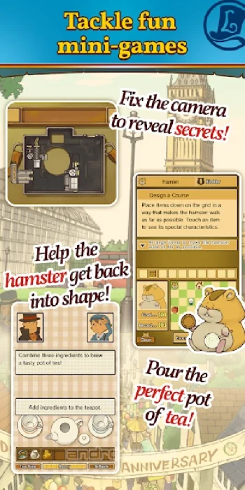 Layton: Pandoras Box in HD - скриншот 4