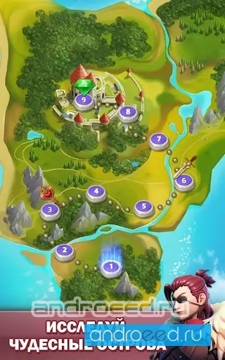Legend of Runes: Puzzle RPG - скриншот 3