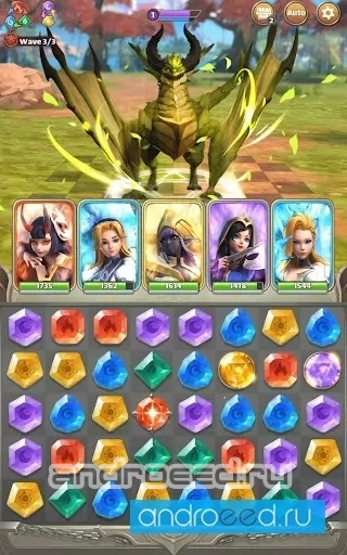 Legend of Runes: Puzzle RPG - скриншот 4