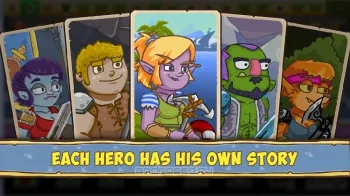 Lets Journey Ролевая idle кликер игра на русском - скриншот 1