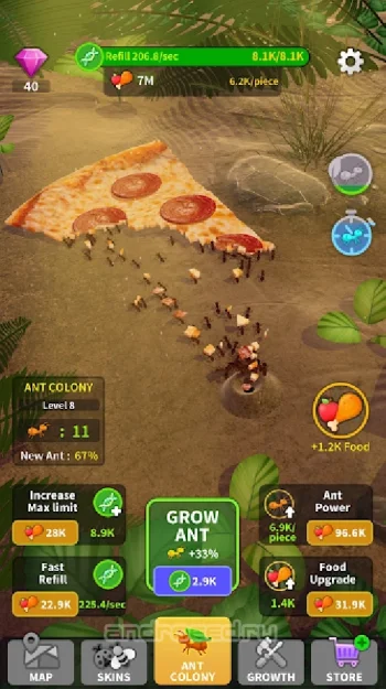 Little Ant Colony - Idle Игра - скриншот 2