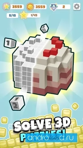 Logic Cube: 3D Nonogram Puzzle - скриншот 1