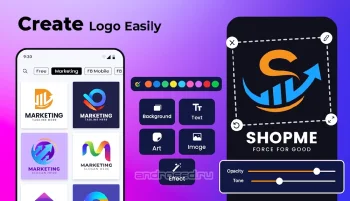 Logo Maker: создание логотипов и дизайн бесплатно - скриншот 1