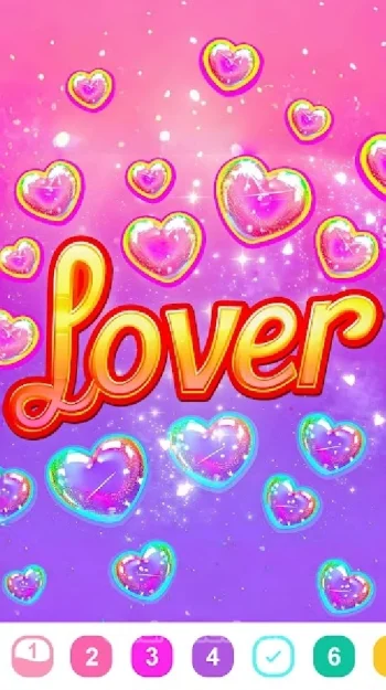 Love Color - Paint By Number - скриншот 2