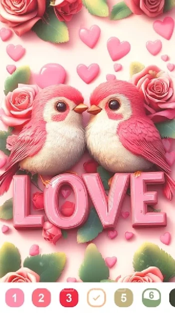 Love Color - Paint By Number - скриншот 4