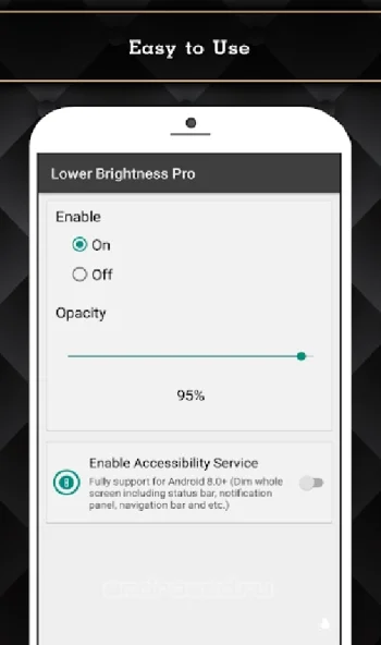 Lower Brightness Screen Filter Pro - скриншот 1