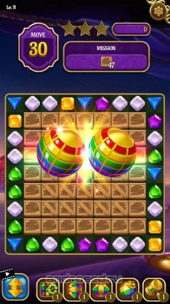 Magic Lamp: Match3 Приключение - скриншот 5