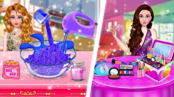 Макияж комплект - Домашние игры макияж для девочек - скриншот 3