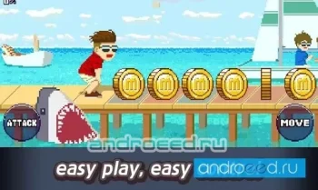 Maldives Friends : Pixel Flappy Fighter - скриншот 2