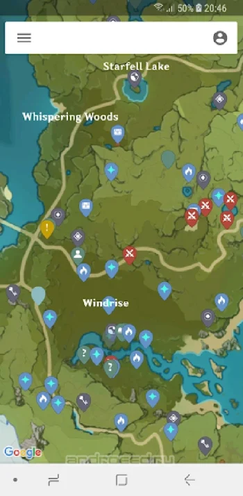 MapGenie: Genshin Impact Map - скриншот 1