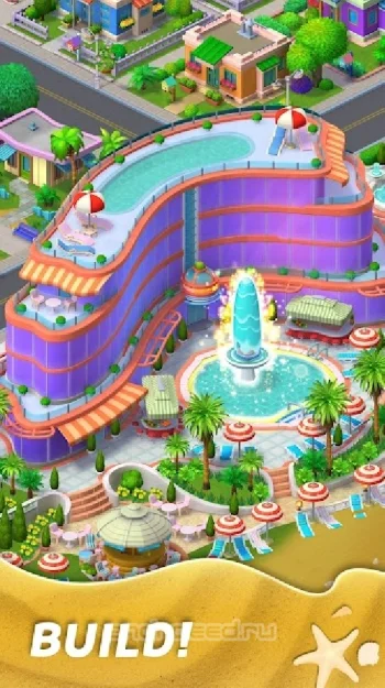 Match Town Makeover: Играй 3 в ряд и строй курорт - скриншот 3