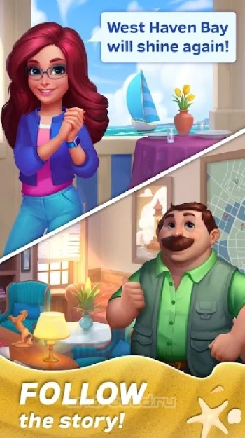 Match Town Makeover: Играй 3 в ряд и строй курорт - скриншот 5