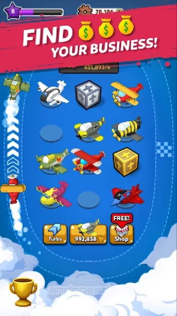 Merge Airplane: Cute Самолет Слияния - скриншот 3